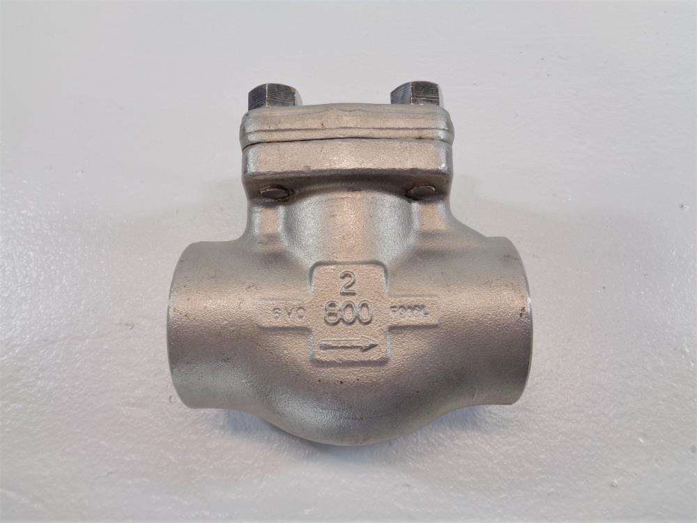 OIC 2" Socket-Weld 800# 316 Piston Check Valve, Fig# 8CK-6L-SW-U-G